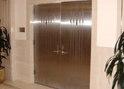 9 Stainless Flush Entry Doors