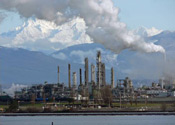 Shell Oil Refinery in Anacortes Washington
